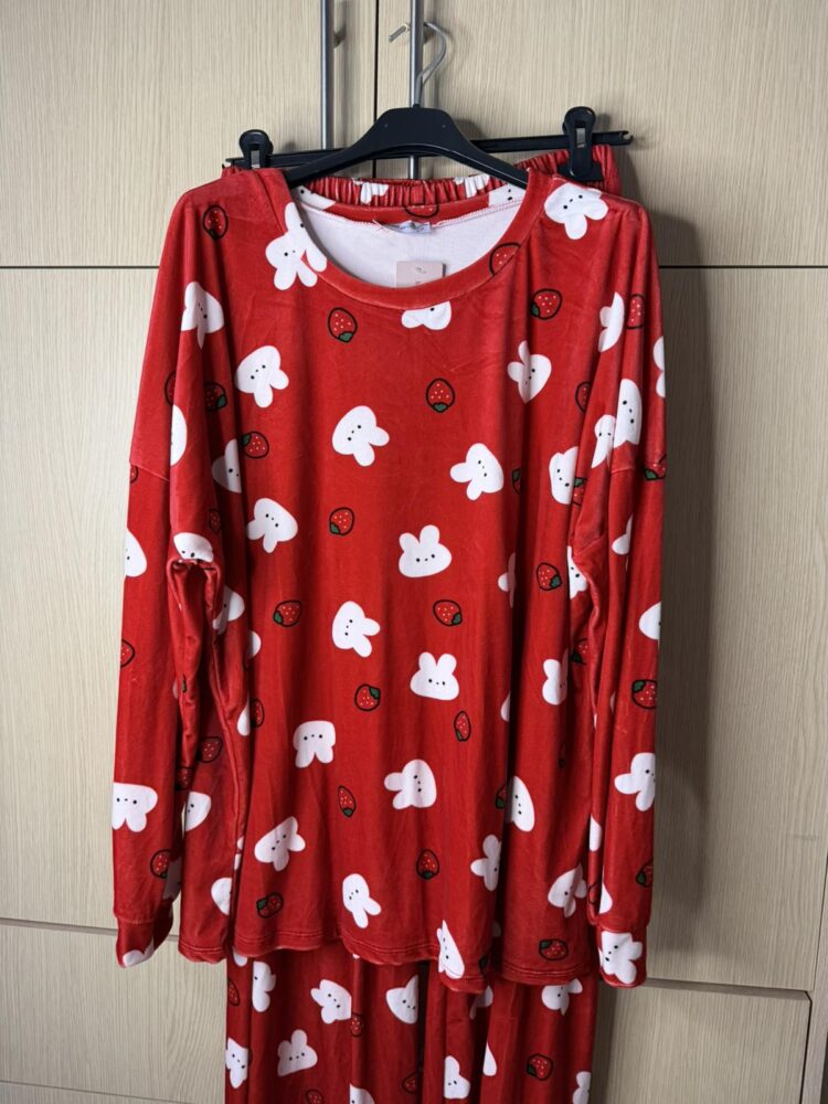 Πιτζάμα white bunny