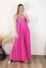 Πλισέ Maxi Φόρεμα Aura - Image 4