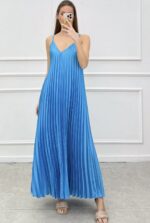 Πλισέ Maxi Φόρεμα Aura