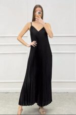 Πλισέ Maxi Φόρεμα Aura - Image 2