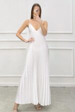 Πλισέ Maxi Φόρεμα Aura - Image 3