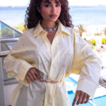 Diamond shirt dress