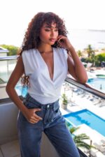 So Chic Bodysuit White - Image 2