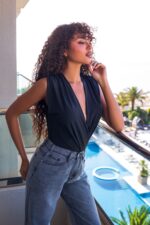 So Chic Bodysuit Black - Image 2