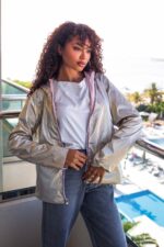 Double Face Jacket Gold/Pink - Image 3