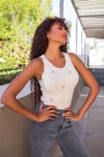 Daisy Top Κρέμ - Image 2